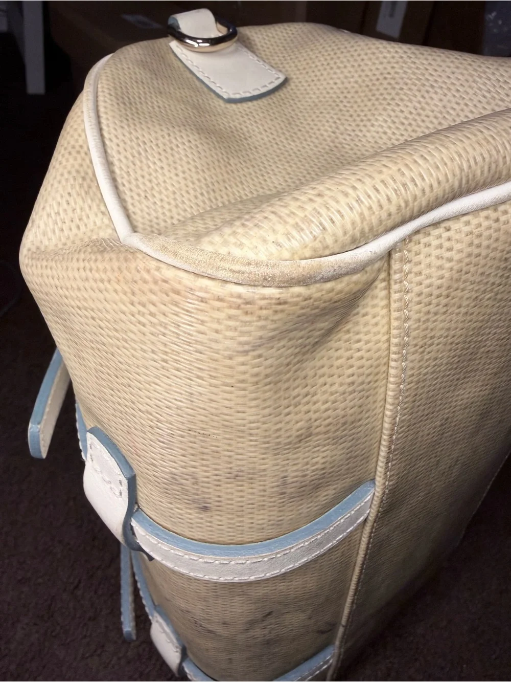 Dooney & Bourke Panama barrel satchel bag
